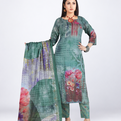 BEXI FABRICS 3D LAWN 3 PCS (BF-195.3)