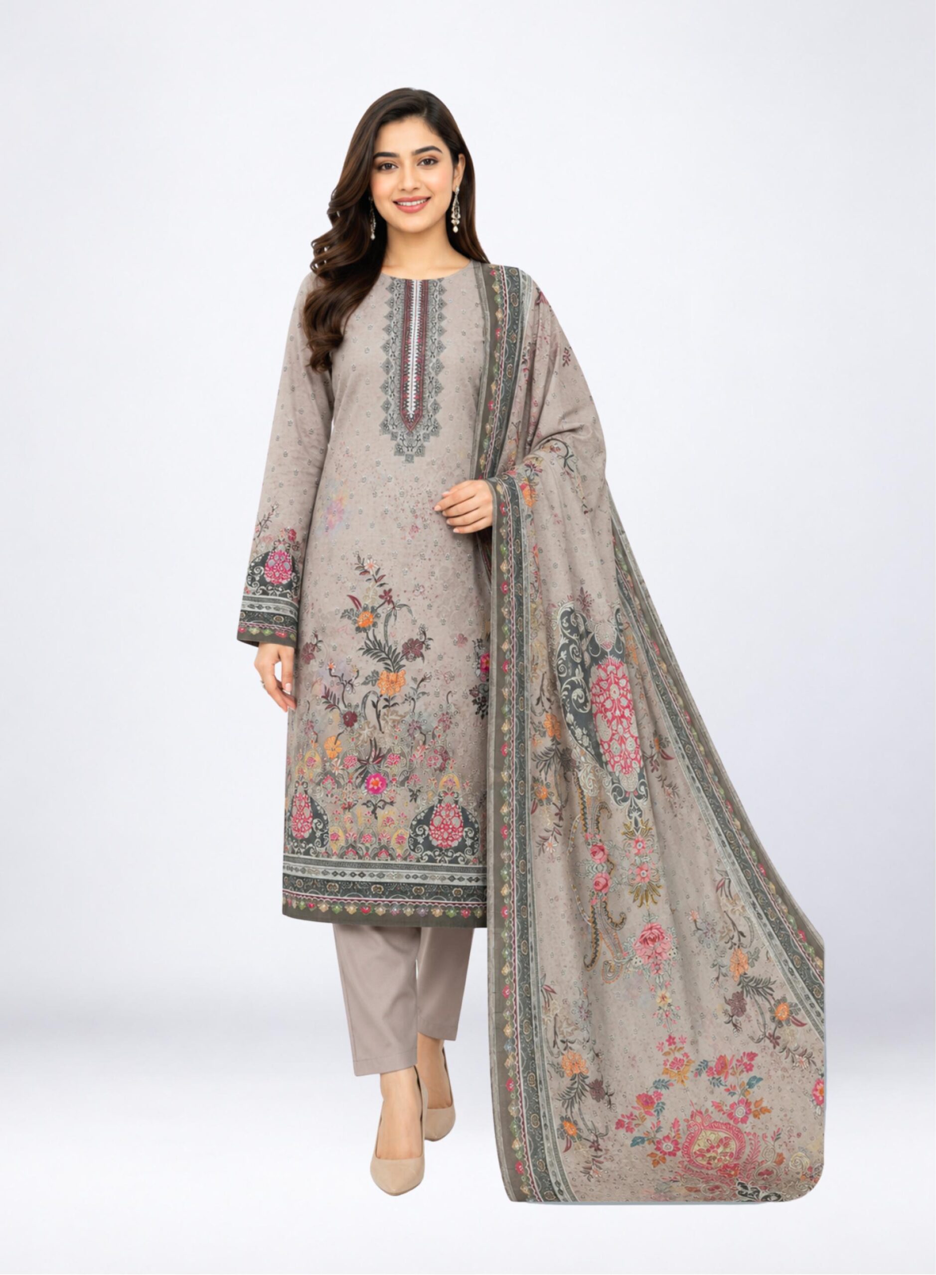 BEXI FABRICS DIGITAL PRINT 3 PCS (BFD-2152)